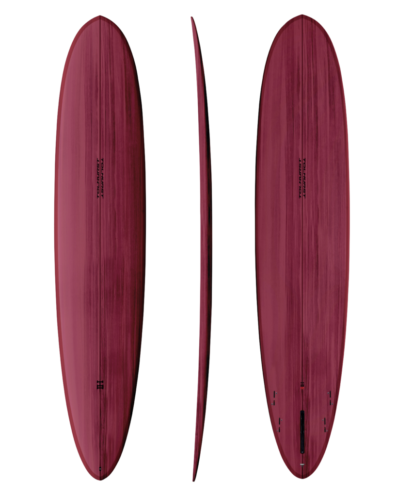 HI SPEED (9'1" x 21 7/8” x 2 7/8” - 63.7L - FCS10 + 4 FCSII - MAROON - #2501751)