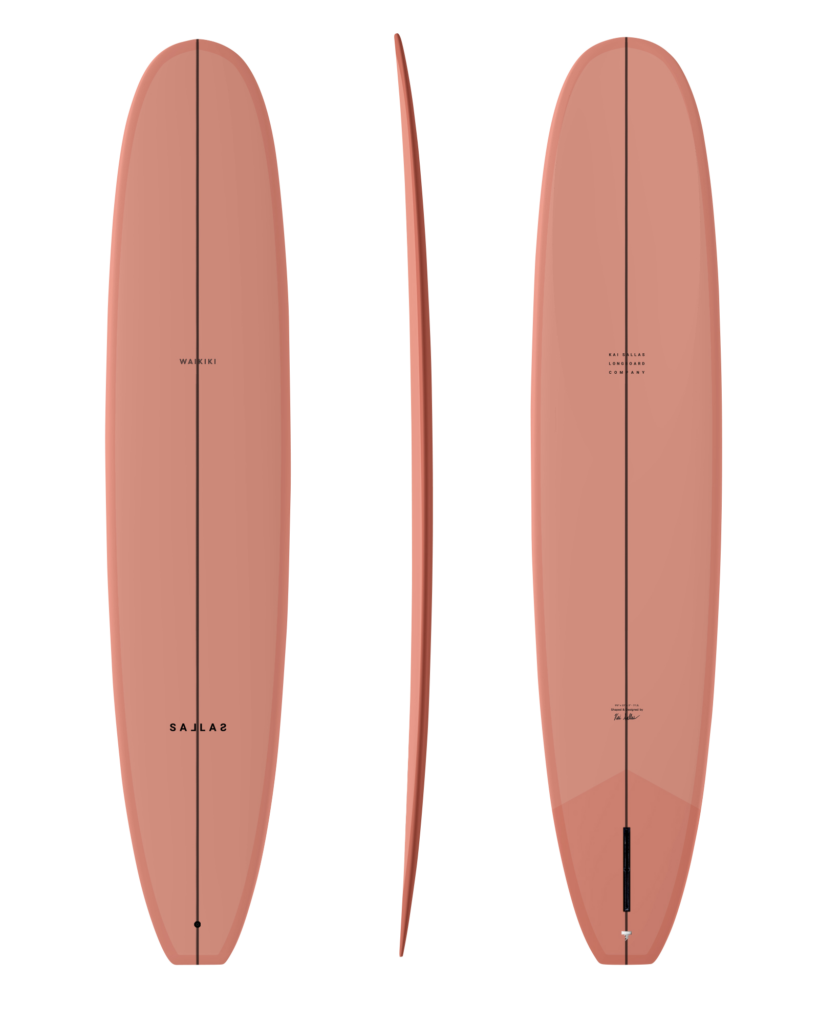 Waikiki (9'2" x 22 1/2" x 2 3/4” - 69.6L - FCS10 WITH HOLE - CORAL - #2501753)
