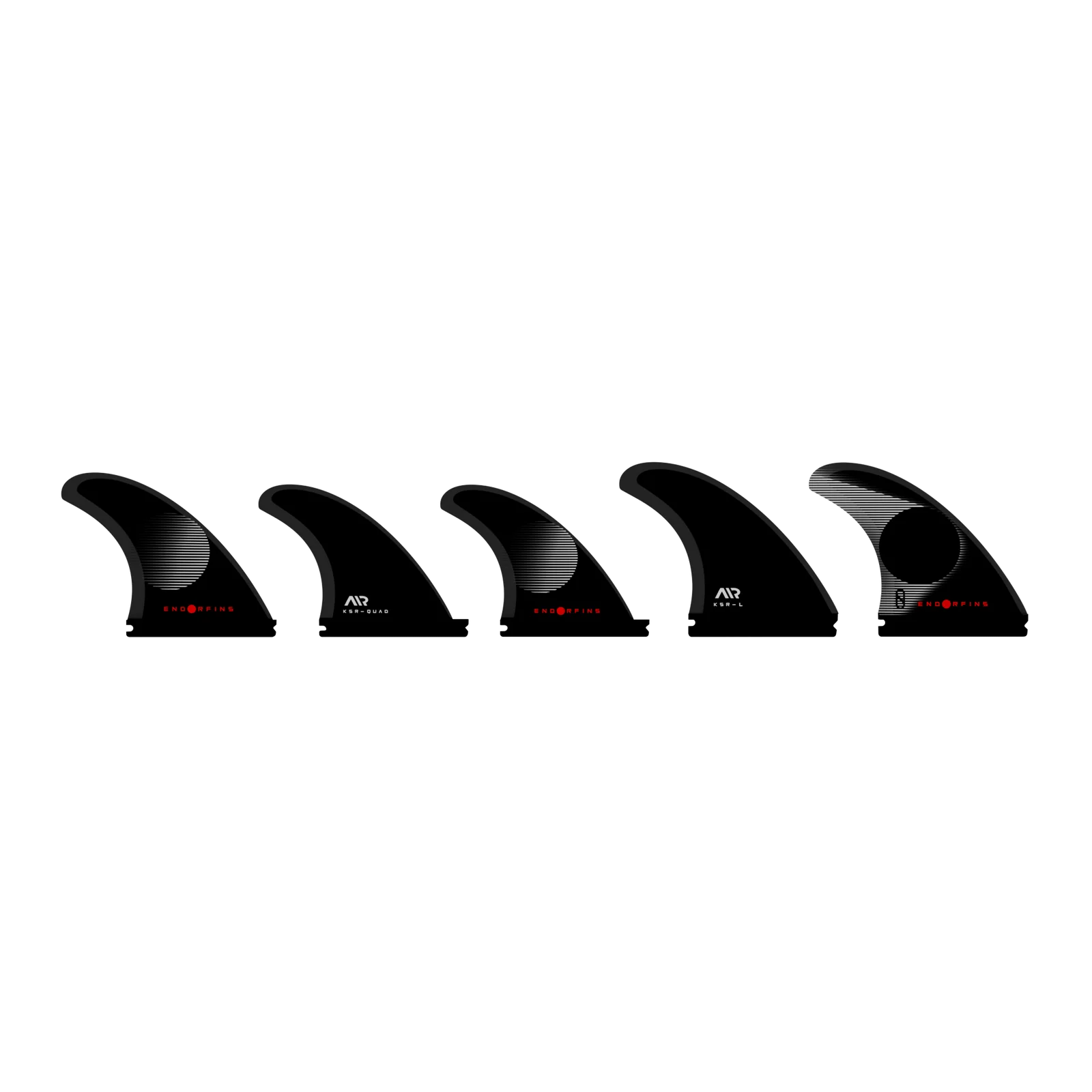 KSR Rake 3 Fin Large white