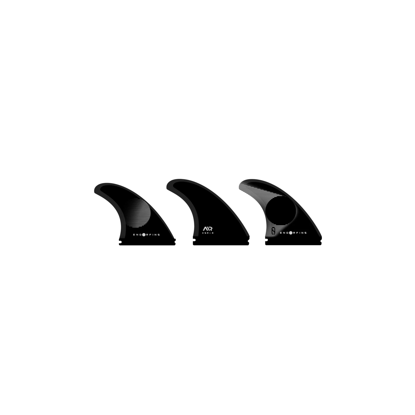 KSR Rake 3 Fin Medium white