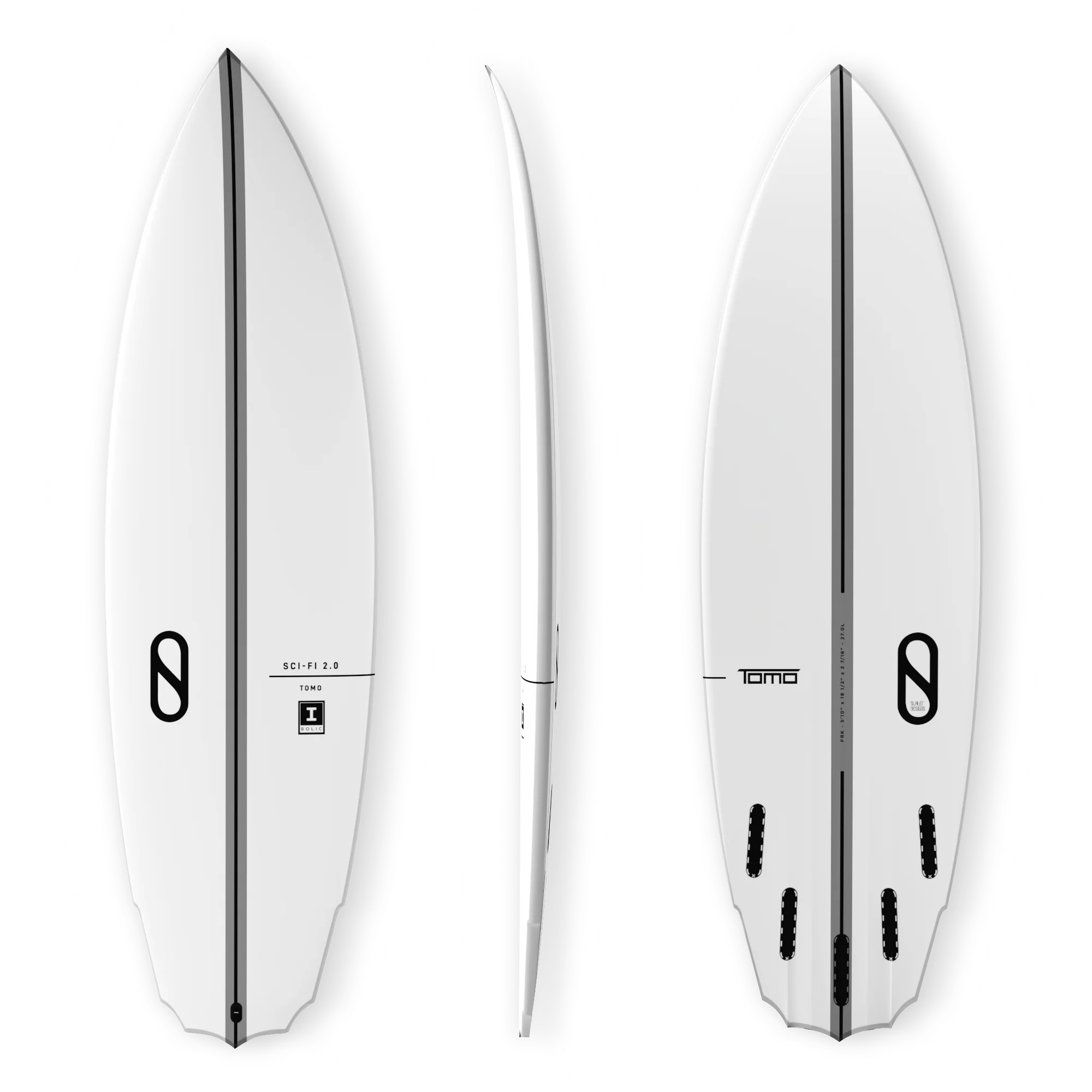 Sci-Fi 2.0 (6'2" x 20 5/8" x 2 13/16" x 38.9 - Futures - IB - #6918229)