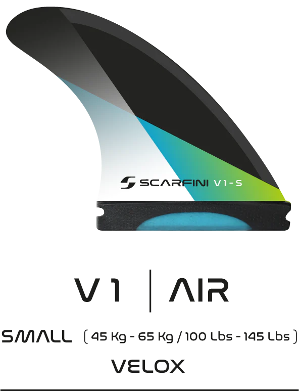 V-1 Velox Air Thruster Fin Set - Single Tab