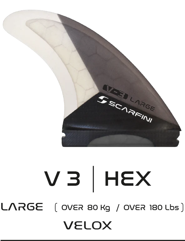Scarfini V-3 Velox Thruster Fin Set (FUTURES) - L