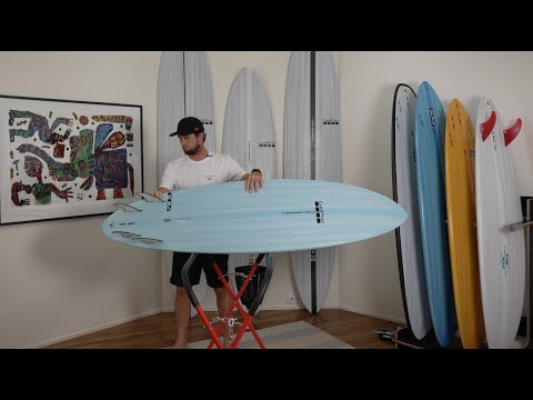 Mid 6 mini (6'8" x 20 1/4” x 2 11/16” - 39L - 5 FCSII - GRAY/CARBON - #2501740)